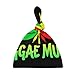 Meaudiwes Fashion Kids Baby Hat Soft Newborn Hats for Girls and Boys Caps 0 to 6 Months Rasta Flag Weed Leaves Reggae Music