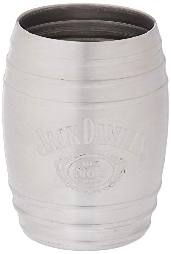 Jack Daniels Licensed Barware Swing Cartouche Shot glass, 2 oz, Silver