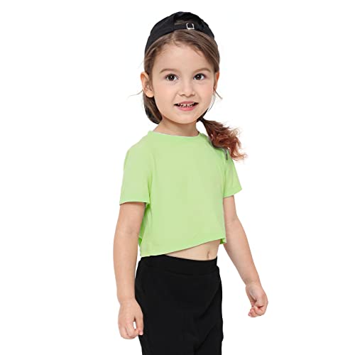QianSiLi Girls Shirts Short Sleeves, Summer Crop Tops, Premium Knot Tee Shirt2