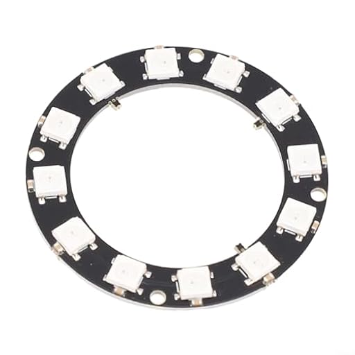 Personaliza tu iluminación con este módulo de anillo LED RGB controlado individualmente de 5 V para Arduino (12 LED) | Ya disponible en tu tienda friki favorita! En mundofriki.es!