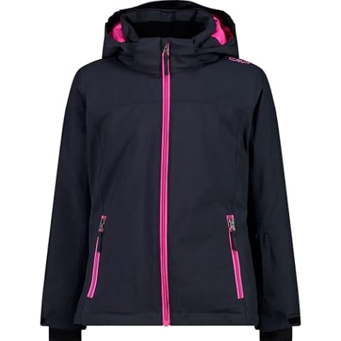 CMP Snaps Hood 39W2085 Black Ski Jacket Cover