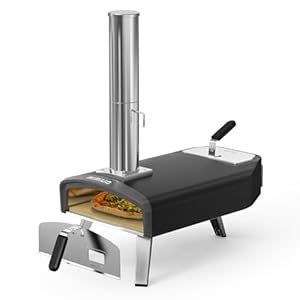 Mimiuo Tragbarer Pizzaofen mit Pizzastein