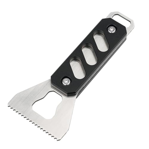 POCREATION Woodworking Adhesive Scraper Glue Spreader Tool, Aluminum Alloy Adhesive Applicator for Wood Repair