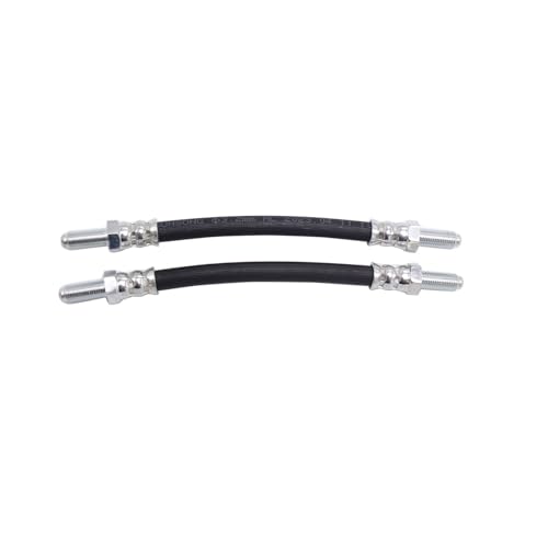 Image of 2 pcs/set SHLPDFM Black Rubber Rear Brake Pipe Hose GBH250 Fits for Classic Mini Rover Austin Morris