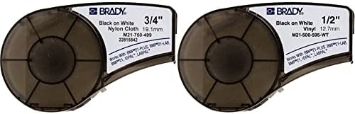 Brady Authentic Multi-Purpose Nylon and All-Weather Vinyl Labels for Indoor/Outdoor Use and Harsh Environments