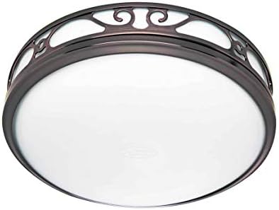 Hunter 83002 Sona Decorative Bathroom Ventilation Exhaust Fan Night-Light, 110 CFM, Imperial Bronze