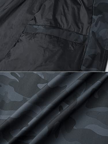 Image of TACVASEN Men's Lightweight Jacket Casual Spring Fall Windbreaker Bomber Zip Up Coat with Pocket
