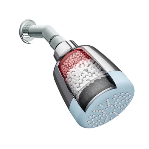 WaterScience CLEO Shower Filter for Bathroom | Hard Water Softener for Shower and Home | Borewell/Tanker Water | for Better Hair and Skin - CLEO-SFS-423