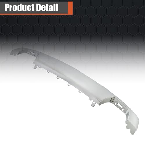 Image of labwork Chrome Front Bumper Skid Plate Lower Valance Molding Trim Replacement for F150 2021-2023 ML34-17F771-ACW