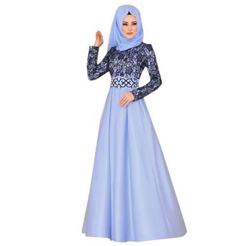 Robe musulmane longue pour la prière et les fêtes de l'Aïd