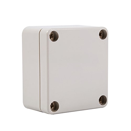 Junction Box, Enclosure Case with Lid Plastic IP65 Waterproof Electronic Project Box for Outdoor and Indoor 65 x 58 x 35mm