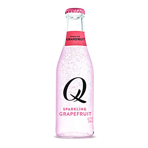 Q Grapefruit, Premium Sparkling Grapefruit: Real Ingredients & Less Sweet, 500 mL, 6 Bottles