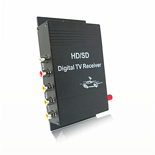 Strpump Car TV ATSC Tuner Receiver Box Digital 4 Video Output for Android Car Stereo Radio Accessories for US America Canada Mexico Version