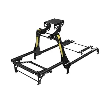 Fanatec Sim Racing CSL Cockpit V1.5 – Strong and Lightweight, Steel-Reinforced Aluminum Frame, Universal Wheelbase Mounting Bracket, GT Driving Position, Easy Assembly – Black
