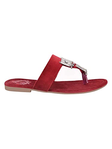 Image of Shoetopia Ethnic Jewel Detailed Flats For Women & Girls