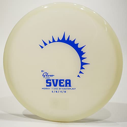 Kastaplast Svea (Glow K1) Midrange Golf Disc, Pick Weight Color [Stamp & Exact Color May Vary] White 173-174 Grams