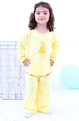 Pijama Longo Infantil Algodão Menina Mechler