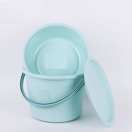 TONSYL Large Capacity Round Bucket Household Water Storage Pail Portable Round Tub for House Cleaning, Space Saving Outdoor Waterpot Plastic Bathroom Bucket (Parrot) (B0D9TK8F3M) Amazon Price History, Amazon Price Tracker