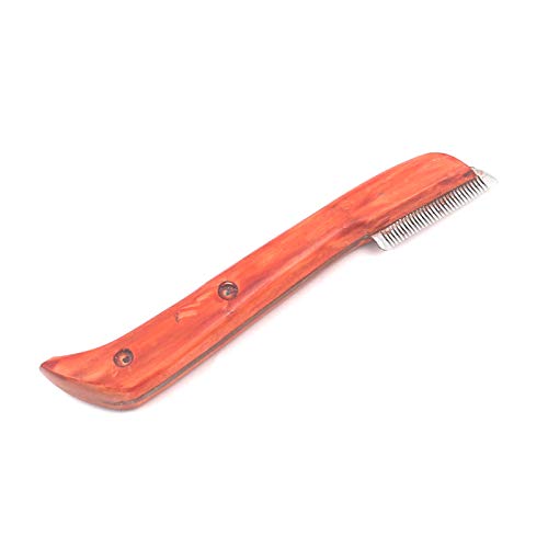 LAJA IMPORTS STRIPPING KNIFE HAIR GROOMING PET COMB, STAINLESS STEELMEDIUM