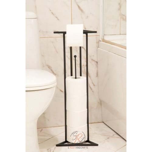 S Rock Handicrafts | Bathroom Tissue Paper Holder | Kitchen Tissue Paper Stand | Metal Tissue Paper Stand | Stylish Tissue Paper Holder | for Luxury Room | (3 Roll Free) (Black) (B0D4DR7RN8) Amazon Price History, Amazon Price Tracker