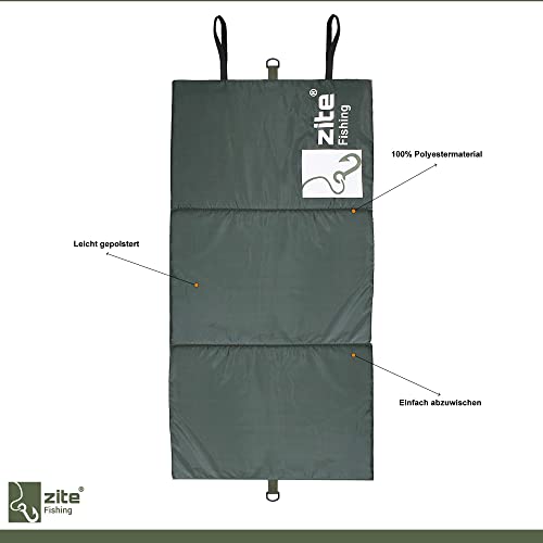 Abhakmatte Zite Fishing für Karpfenangeln mit Einhänge-Ringen