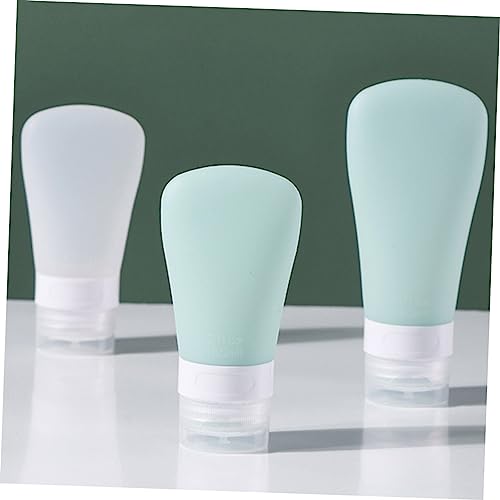 Beaupretty Frasco De Aperto Recarregável De Silicone Vazio De 4 Peças Para Viagem