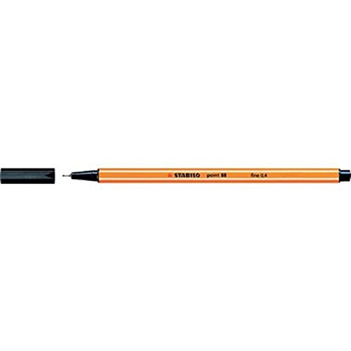 STABILO point 88 Fineliner 10er Faltschachtel (3 x 10er Pack schwarz)