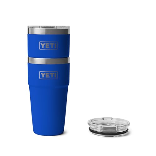 Image of YETI Rambler 20 oz Stackable Tumbler, Stainless Steel, Vacuum Insulated with MagSlider Lid