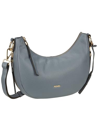 Sac à épaule Picard Java en denim bleu gris avec bandoulière réglable