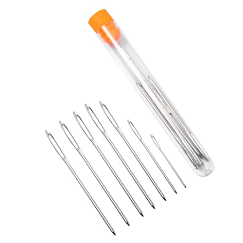 VILLCASE Giant Needles for Hand Sewing 36pcs Large Hole Embroidery Needles Set Sewing Storage Bottle