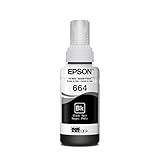Garrafa de Tinta Original Epson EcoTank T664 Preto - T664120