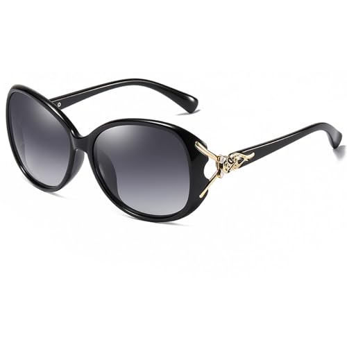 Oversized Polarized Sunglasses Womens Fashion Butterfly Big Rectangle Sun Glasses UV Protective Sunnies