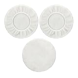 Bonnet de Polissage 220mm-250mm pour Einhell CE-CB 18/254 Li, 3 Pcs Tampon Laine d'Agneau,...