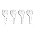 Price comparison product image D&D TECHNOLOGIES D&d Magna Latch Replacement Keys 4 Pack