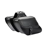 KEMIMOTO バイク サイドバッグ 左右セット サイドバック ダイヤルロック付き 盗難防止 28L大容量 防水 レブル250 ADV150 スクーター 汎用 サドルバッグ ツールバッグ 収納 耐久性 ブラック KM4401