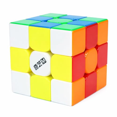 Image of Hawkister QiYi Warrior M 3x3 Magnetic Speed Cube | UV Coated High-Grip Stickerless 3x3x3 | Professional Factory Magnetized Speedcube with Anti-Stick Design, 56mm Smooth & Stable Puzzle for All Ages