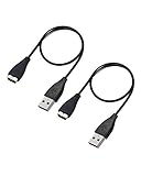 INSTEN for Fitbit HR Charger Cable [2 Pack], USB Replacement Charging Cable Cord Compatible with Fitbit Charge HR 9.5
