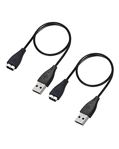 INSTEN for Fitbit HR Charger Cable [2 Pack], USB Replacement Charging Cable Cord Compatible with Fitbit Charge HR 9.5