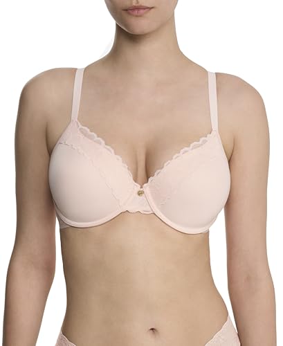 Natori Women's Refined Contour Underwire Bra with Lace and Cool-Touch 7313219, Tulle, 36C