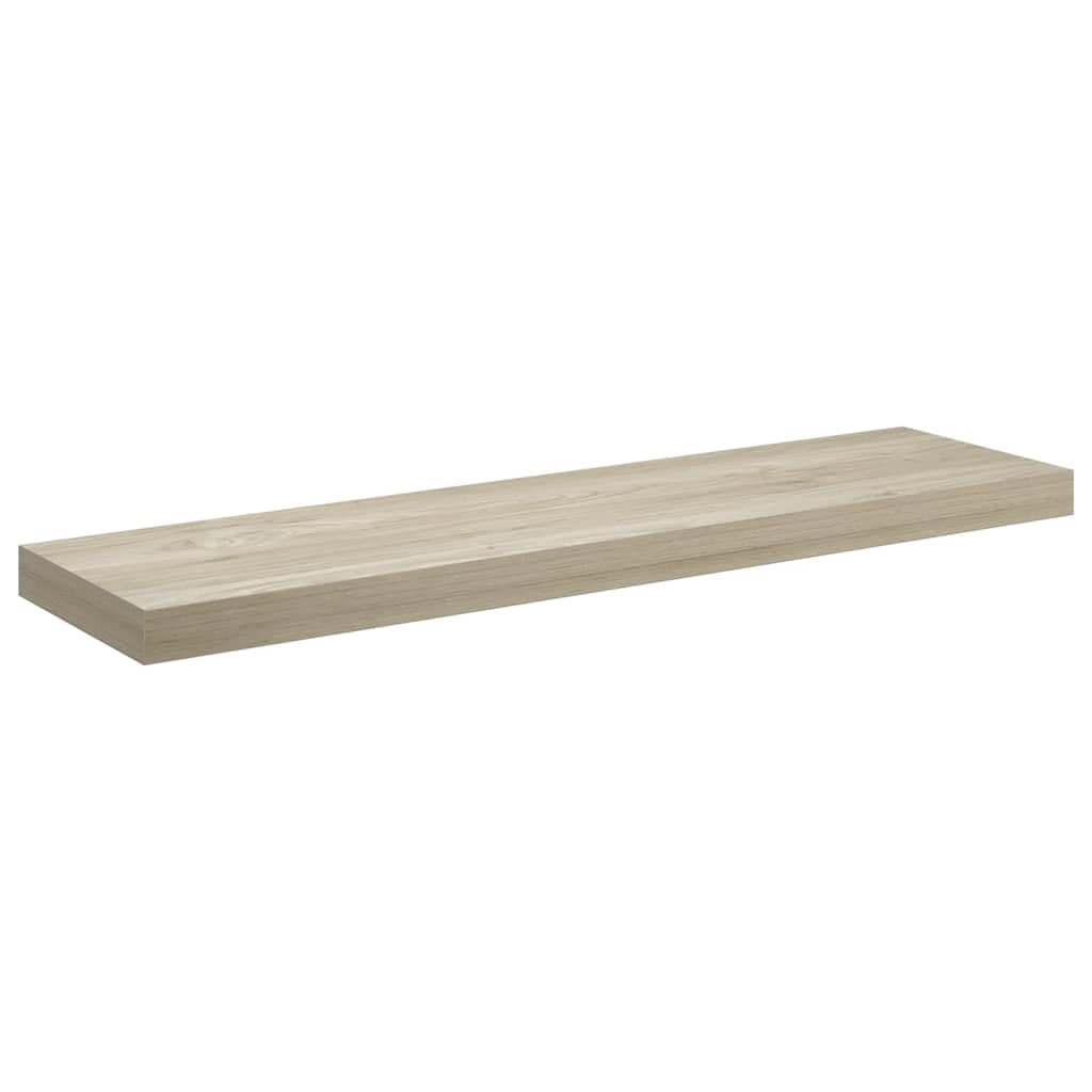 Estantería flotante de 2 unidades de 90 x 23,5 x 3,8 cm, de madera de densidad media, con montaje en pared invisible, para salón, cocina y baño