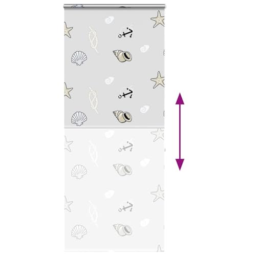 Store de douche avec cassette 106 cm occultant et imperméable mural