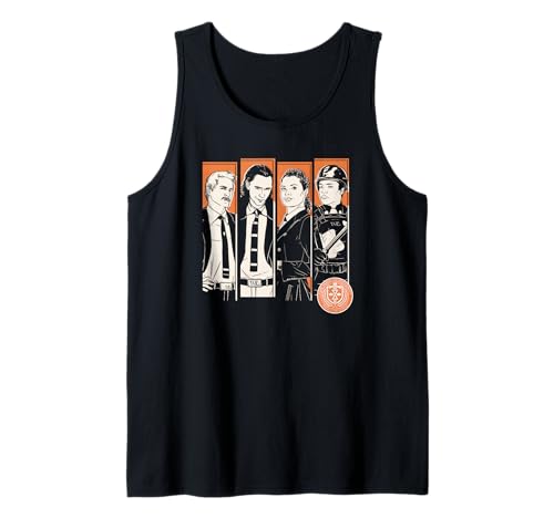 Marvel Loki Time Variance Authority ropa de verano y camisetas sin mangas frikis