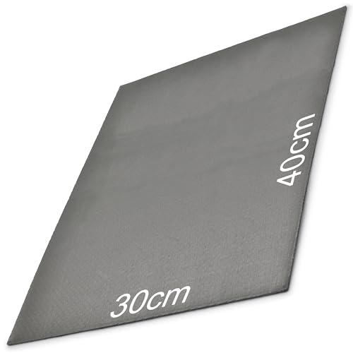 Easyboost Hoja de junta para culata colector de escape espesor 1.6mm a tamaño de corte 40x30cm para Coches Scooter Moto Cortacésped Desbrozadora