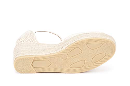 Image of VISCATA Satuna Women's Sandals Espadrille Canvas Buckle Wedges
