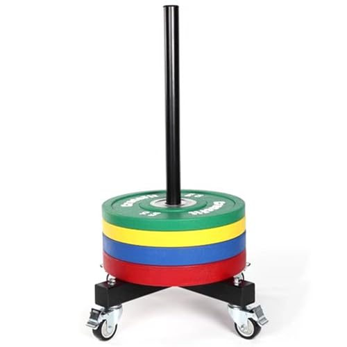 YXXSDP Weight Plate Rack Organizer for Home Gym, Vertical Professional Barbell Bumper Plate Rack Holder, with Rolling Wheels, for Powerlifting and Olympic Weight Lifting