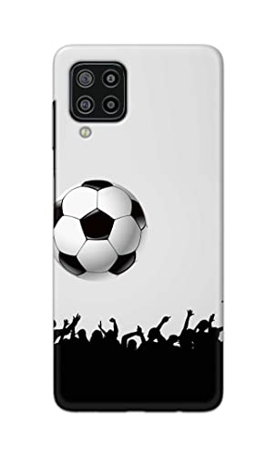 Image of Printed Hard Back Cover Case for Samsung Galaxy F22 4G | Samsung Galaxy M22 4G Back Cover (Football Icon) -702