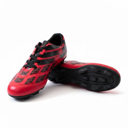 Image of Football Shoes Blue PVC Stud Football Shoes for Men