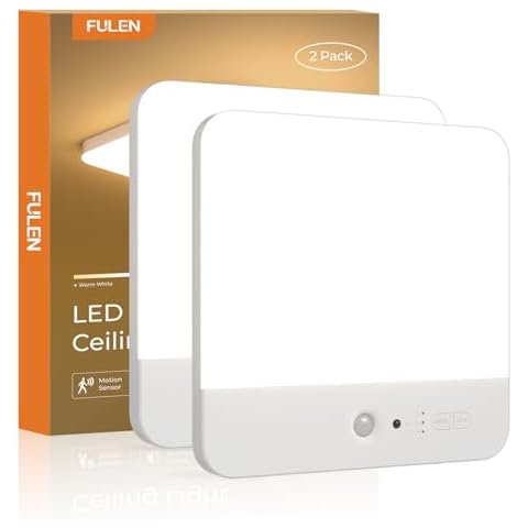 FULEN Lampe de Plafonnier LED avec Détecteur Cover