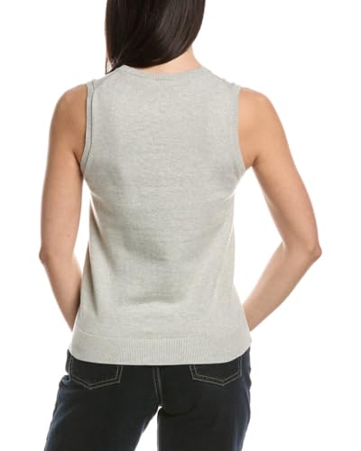 Theory Womens Relaxed Shell Sweater, L, Grey2