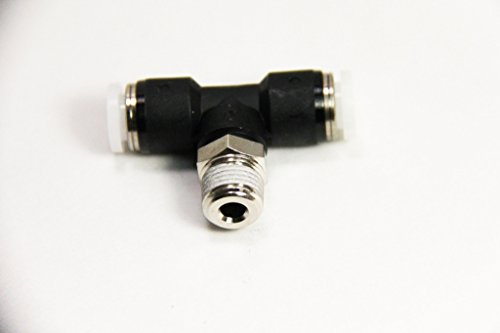 UPC PB1/4-N1UT Pisco Fitting, Straight, 1/4 Tube Diameter, 1/8 Thread Size NPT